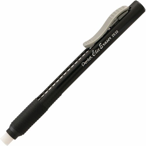 Eraser, Click, With Grip, Black view 2