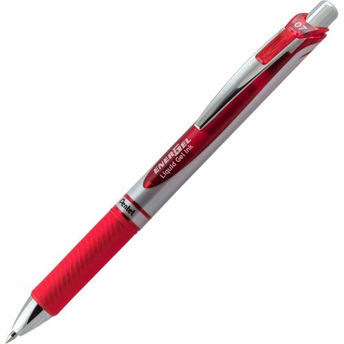 Pen, Gel, Retractable, Multi Tip, 0.7 Millimeter, Red view 2