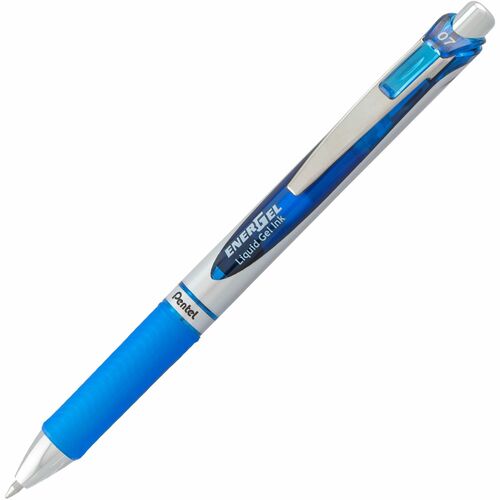 Pen, Gel, Retractable, Medium Tip, 0.7mm, Blue view 2