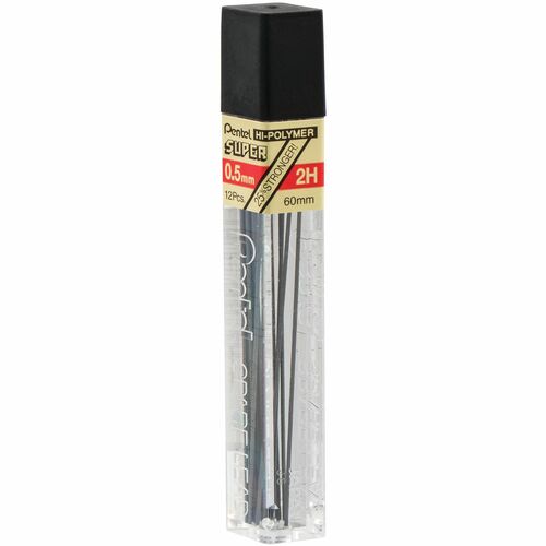 Lead, 0.5 Millimeter, 2H, Black 12/TB view 2
