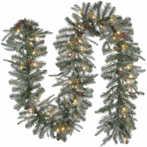 Garland, Frost Arctic, WC, 9 Foot view 2