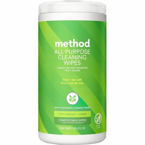 Wipes, Clean, Lime & Sea Salt, 70 6/CT view 2