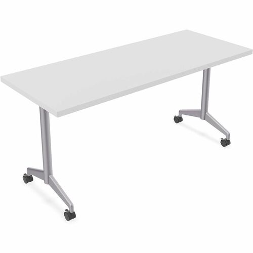 Table, Zia, Bv, Flip, 24x60, Ms, White 6/BD view 2