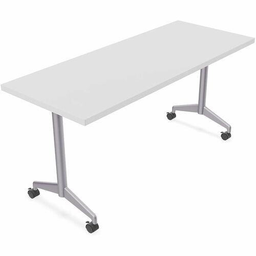 Table, ZIA, BV, Flip, 24X48, MS, White 6/BD view 2