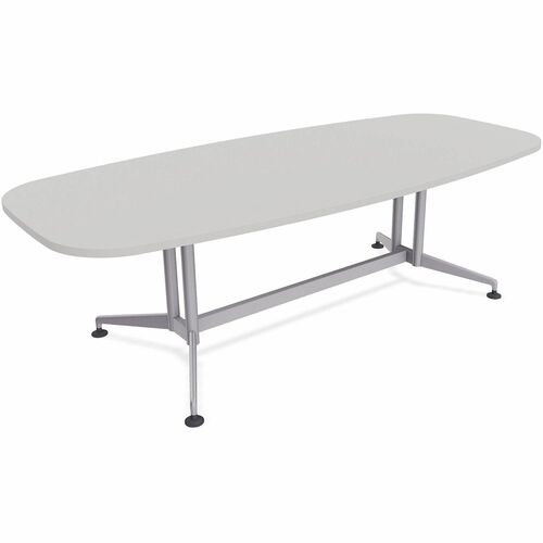 Table, Conference, 48x96, Ellipse, MS, Gray 2/BD view 2