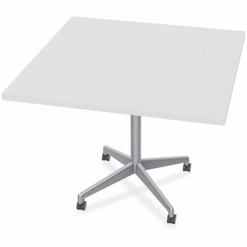 Table, Zia, Flip, 36x36 CST, MS, White 6/BD view 2
