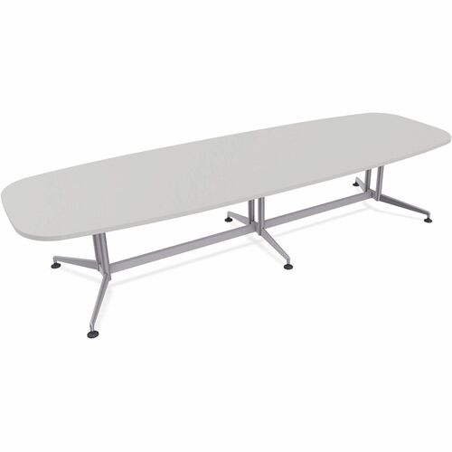 Table, Conference, 48x144, Ellipse, MS, Gray 2/BD view 2