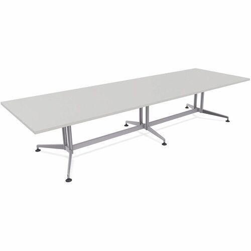 Table, Conference, 48 X 144, Rectangle, MS, Gray 2/BD view 2