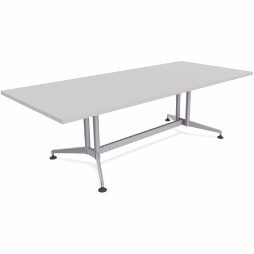 Table, Conference, 48x96, Rectangular, Medium Size, Gray 2/BD view 2