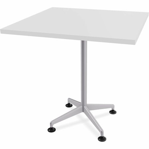 Table, ZIA, Fixed, 36x36x36, MS, White 8/BD view 2