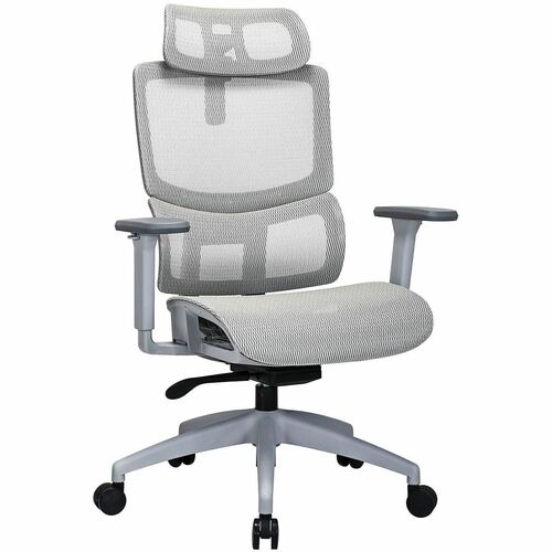 Chair, HB, Mesh/Mesh, Gray view 2