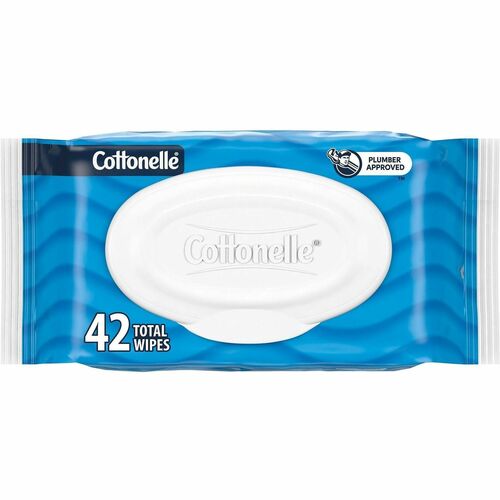Wipes, Flushable, Ctnelle, 42 42/PK view 2