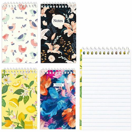 Memo, 60 Sheets, 3x5, Assorted 4/PK view 2