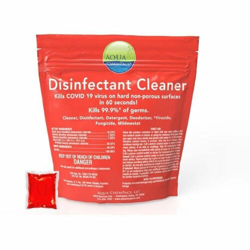 Cleaner, Disinfectant, Floor, 100 Pac 4/CT view 2