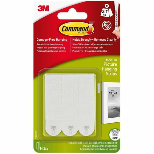 Strip, Picture Hanging, 50, White 50/CT view 2