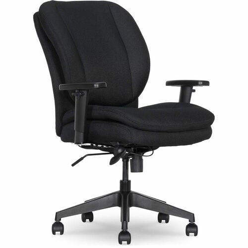 Chair, Serta, Black view 2