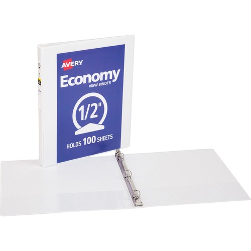 Avery Economy View Binders with Round Rings - without Merchandising AVE05706