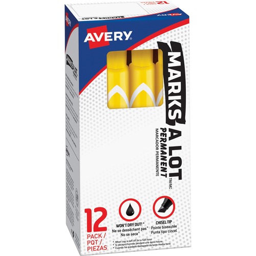 Avery&reg; Large Desk-Style Permanent Markers AVE08882