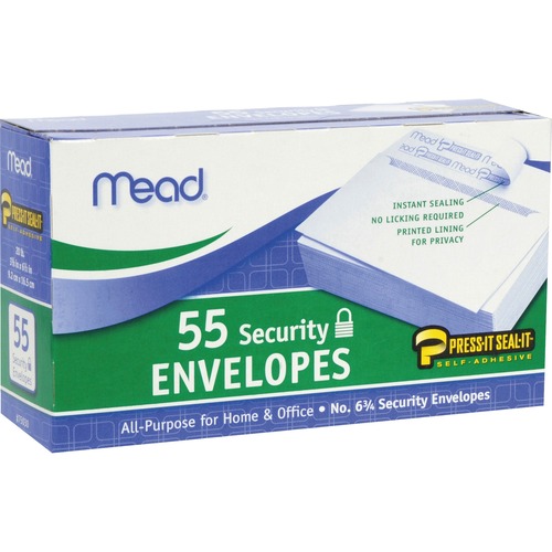Mead Press-it No. 6 Security Envelopes MEA75030