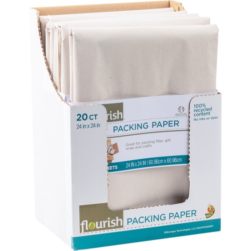 Duck Brand Flourish Recycled Packing Paper - 24