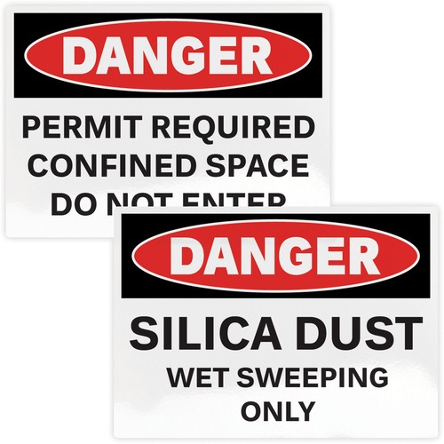 Pvc Header Sign Avery® Danger Header Printable Outdoor Vinyl Signs - Waterproof ...
