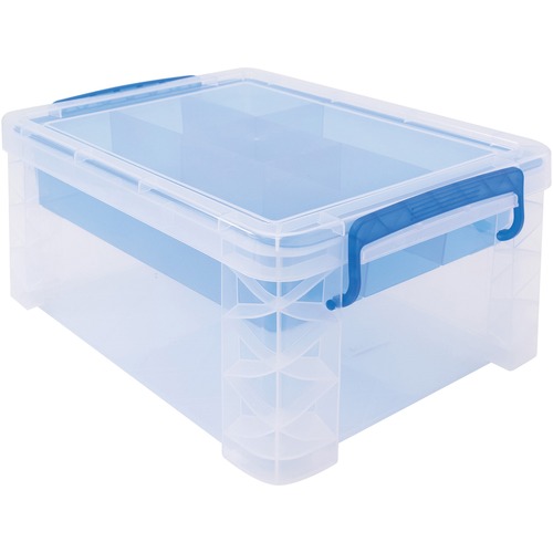 Super Stacker Divided Supply Box - External Dimensions: 14.3