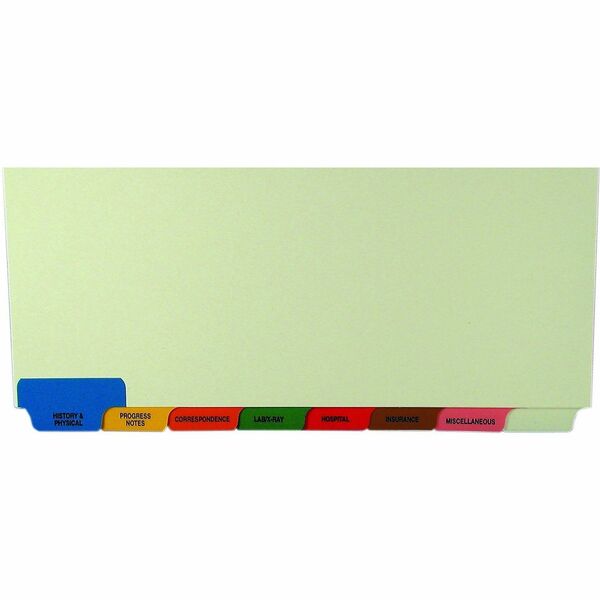 Tab Rasoptal Tabbies Bottom Tab Medical Chart Divider Sets, 8-Tab, Assorted Medical ...