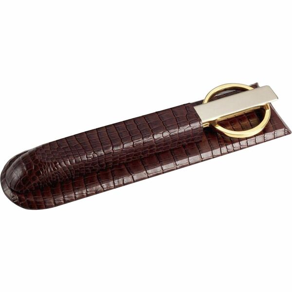 Embossed FICCE crocodile embossed leather jacket Crocodile