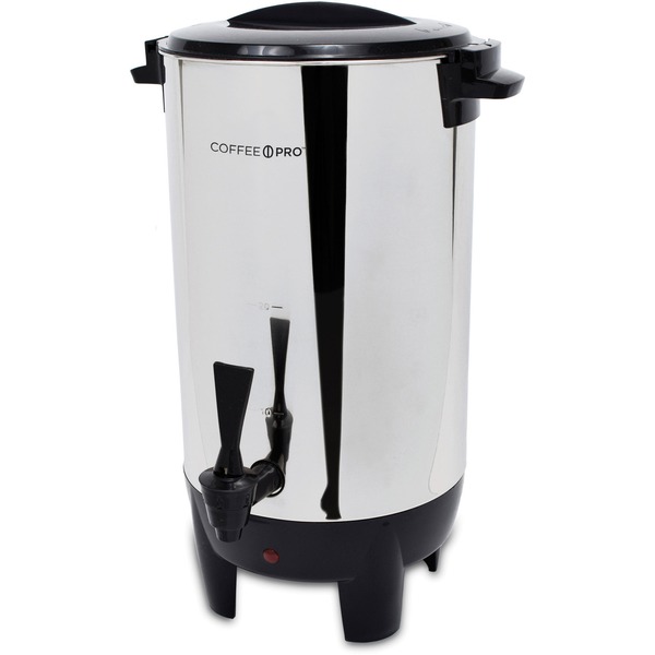Coffee Pro 30-Cup Percolating Urn/Coffeemaker - 30 Cup(s) - Multi-serve - Stainless  Steel - Stainless Steel Body - Thomas Business Center