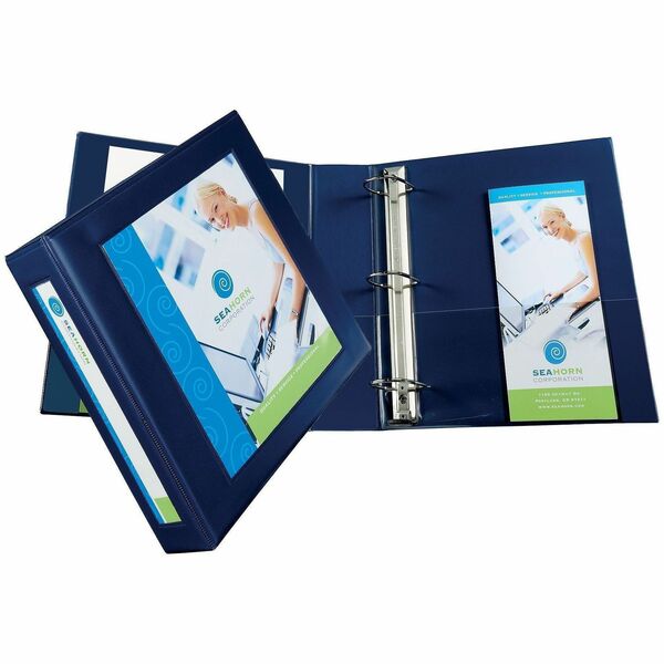 business card 3 ring binder pages Amazon Basics Plastic Organizer Sleeves for 3-Ring Binder, Transparent Card Holder, 8.5 x 11 inches, 25-Pack : Arts, Crafts & Sewing Line Polypropylene Business Card Holders without Tabs are heavyweight card holders with a reinforced binding edge Avery Heavy-Duty Framed View 3-Ring