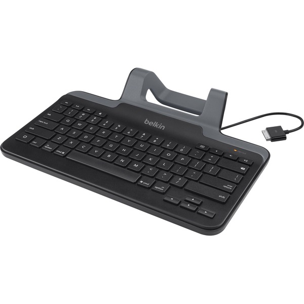 Belkin Wired Tablet Keyboard with Stand - Keyboard - US - for Apple iPad Air