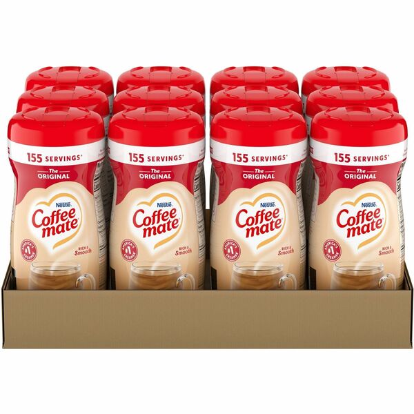 Coffee mate Original Gluten-Free Powdered Creamer - Original Flavor - 11 oz  Canister - 12 / Carton - 1860 Serving - Thomas Business Center Inc