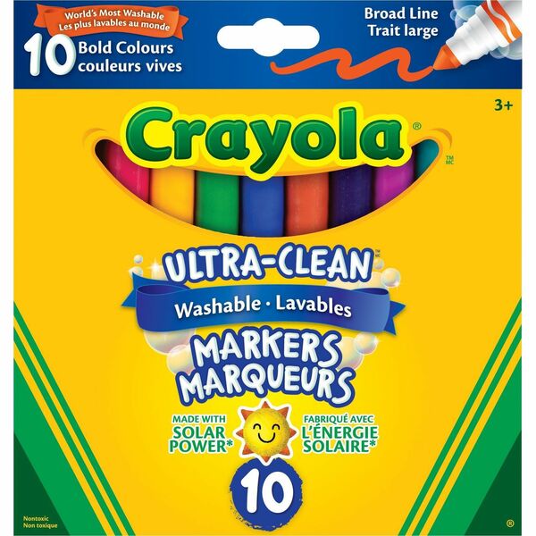 Crayola 24ct Washable Fine Line Markers, Colors of the World