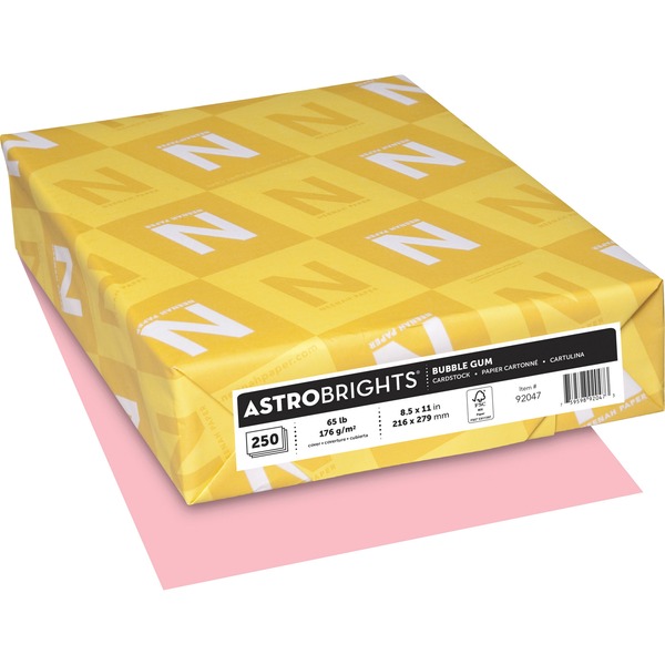 Astrobrights Laser, Inkjet Printable Multipurpose Cardstock - Pink ...