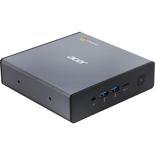 Acer, Inc Acer Chromebox CXI4 - Mini PC - 1 x Celeron 5205U / 1.9 GHz - RAM 4 GB - SSD - eMMC 32 GB - UHD Graphics - GigE - WLAN: Bluetooth 5.0, 802.11a/b/g/n/ac/ax - Chrome OS - monitor: none - black
