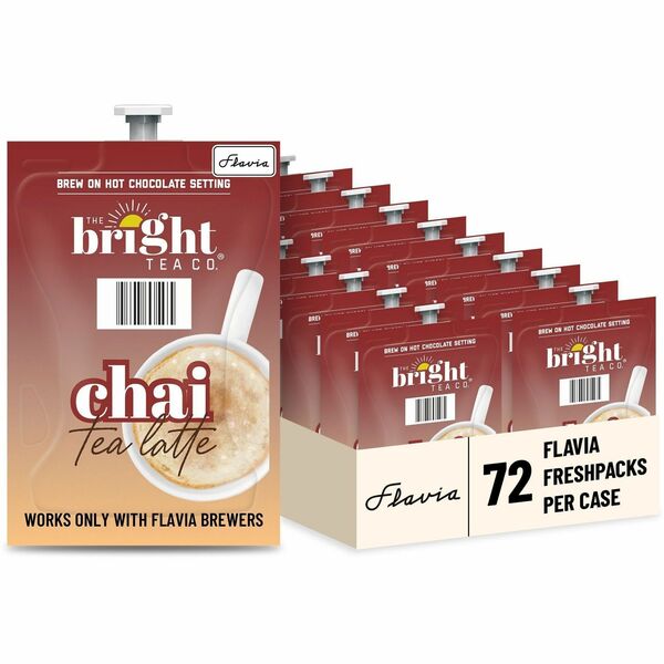 The Bright Tea Co. Chai Tea Latte Freshpack - Compatible with
