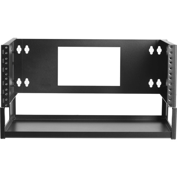 4U Wall-Mount Bracket with Shelf for Small Switches and Patch