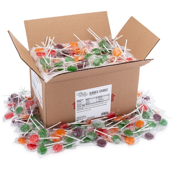 Office Snax Assorted Lollipops - Assorted - Individually Wrapped
