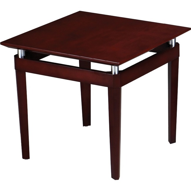 Mayline Napoli End Table 24 X 24 X 22 Material Cherry