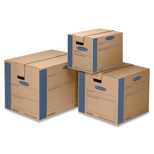 Bankers Box SmoothMove Prime Moving Boxes - Internal Dimensions: 18 ...