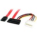 StarTech.com 18in SATA Serial ATA Data and Power Combo Cable - 2 x Power - 2 x Female SATA