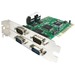 StarTech.com 4 Port PCI RS232 Serial Adapter Card with 16550 UART - 4 x 9-pin DB-9 Male RS-232 Seria
