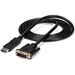 StarTech.com 6 ft DisplayPort to DVI Video Converter Cable - 1 x DisplayPort Male Digital Audio/Vide