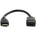 StarTech.com 6in High Speed HDMI Port Saver Cable - M/F - 1 x HDMI Female - 1 x HDMI Male - Black