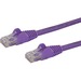 StarTech.com 100 ft Purple Snagless Cat6 UTP Patch Cable - Category 6 - 100 ft - 1 x RJ-45 Male Netw