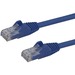 StarTech.com 75 ft Blue Snagless Cat6 UTP Patch Cable - Category 6 - 75 ft - 1 x RJ-45 Male Network 