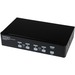 StarTech.com 4 Port High Resolution USB DVI Dual Link KVM Switch with Audio - 4 Port - Rack-mountabl