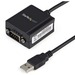 StarTech.com 1 Port FTDI USB to Serial RS232 Adapter Cable with COM Retention - DB-9 Male & Type A Male USB