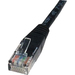 1 meter black cat 5 cable network cable