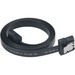 Akasa PROSLIM | Super Slim SATA Cable | 7-pin SATA 3 Cable | Up to 6 Gbps | For SATA SSD, HDD, CD Driver, CD Writer | 30cm | Black | AK-CBSA05-30BK